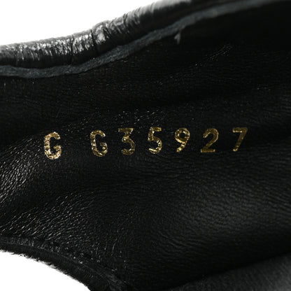 Chanel Grained Calfskin Velcro Dad Sandals 37 Black 8 of 9