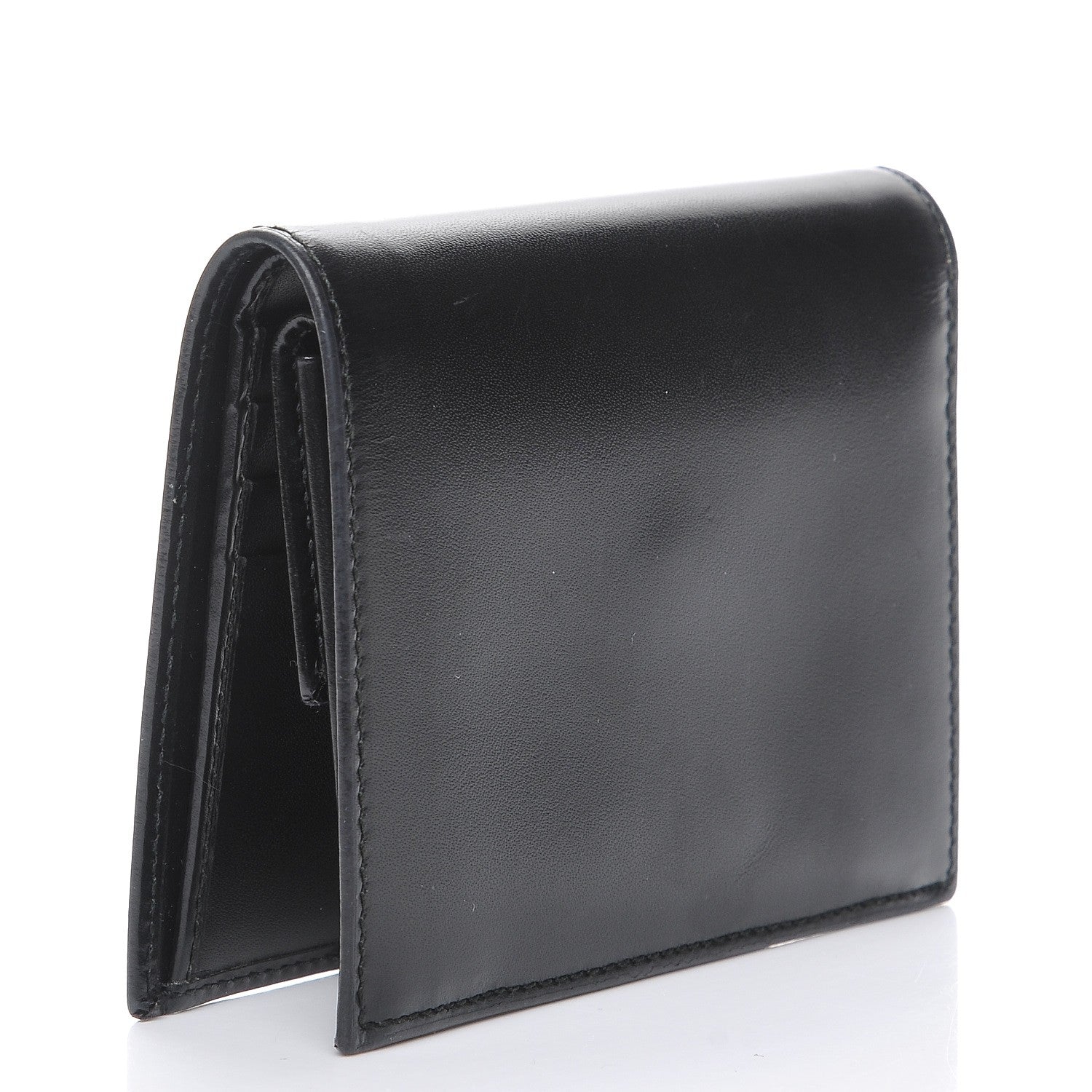 Prada Box Calfskin Bi-Fold Wallet Black 3 of 8