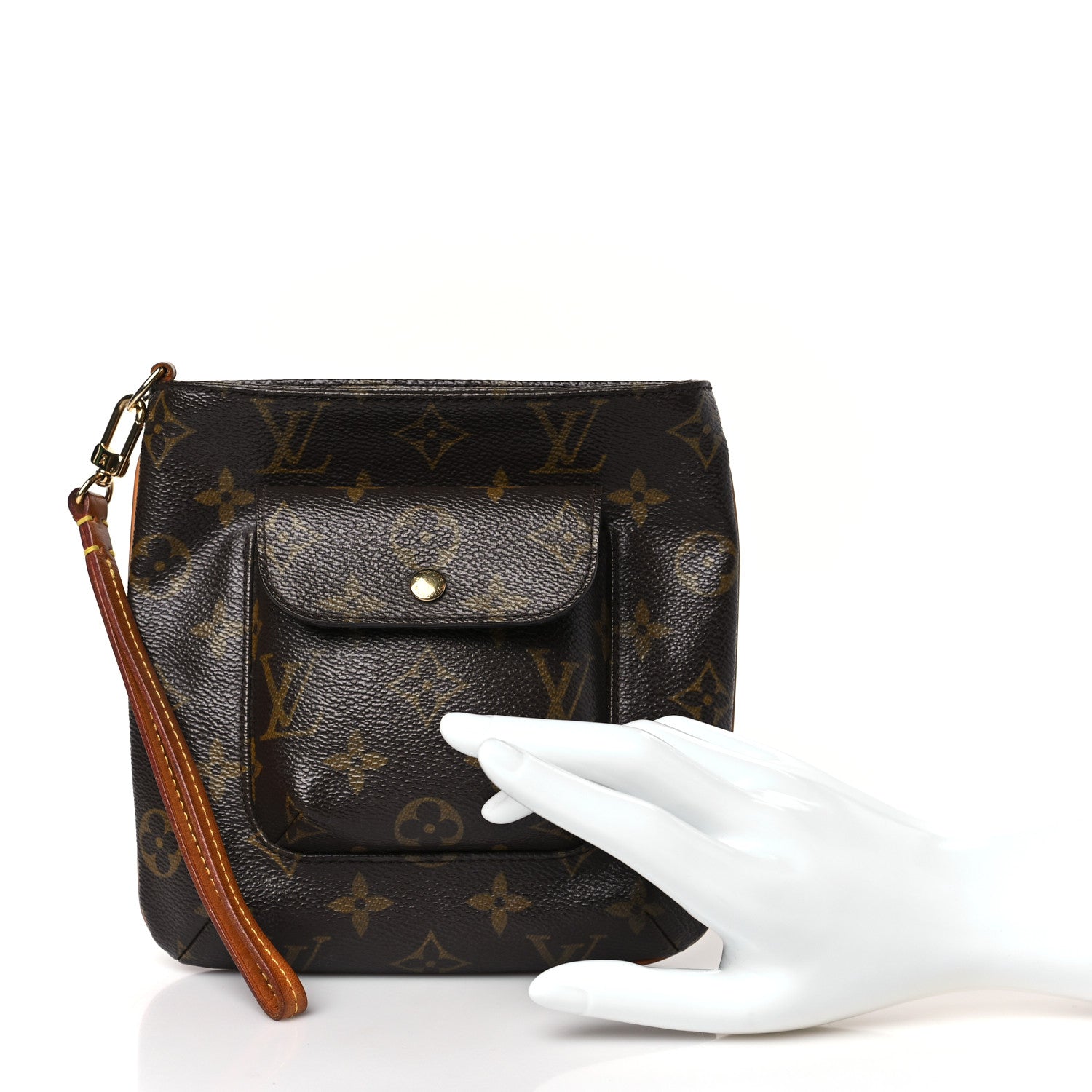 Louis Vuitton Monogram Partition Wristlet 2 of 7