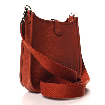 Hermes Taurillon Clemence Evelyne TPM Cuivre 3 of 11