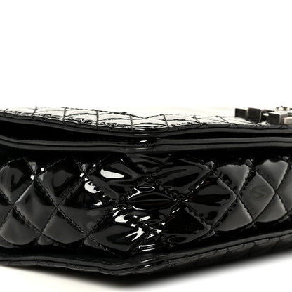 Chanel Patent New Medium Boy Reverso Flap Black 9 of 10