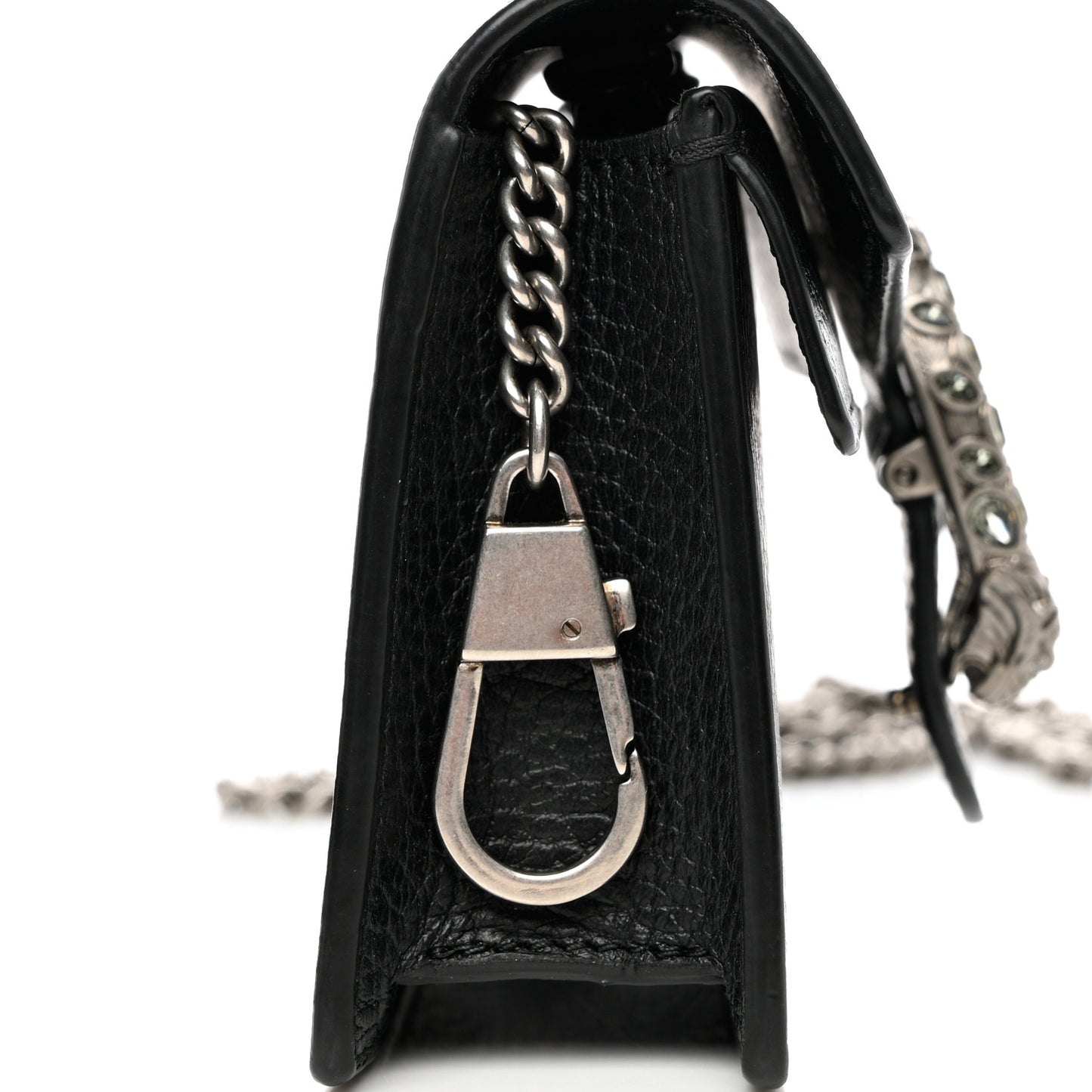 Calfskin Super Mini Dionysus Shoulder Bag Black