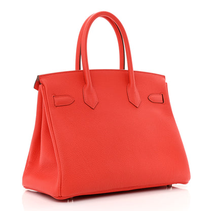 Hermes Togo Birkin 30 Capucine 3 of 11
