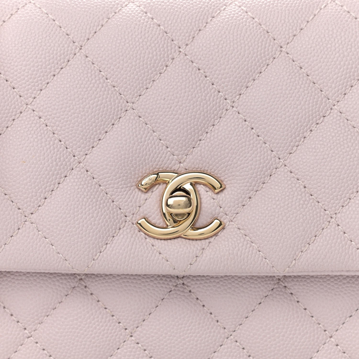 Chanel Caviar Quilted Mini Coco Handle Flap Lilas Lilac 8 of 11