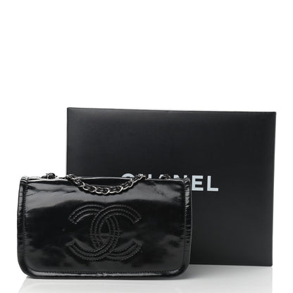 Chanel Vinyl Small Lipstick Flap Black 15 of 15