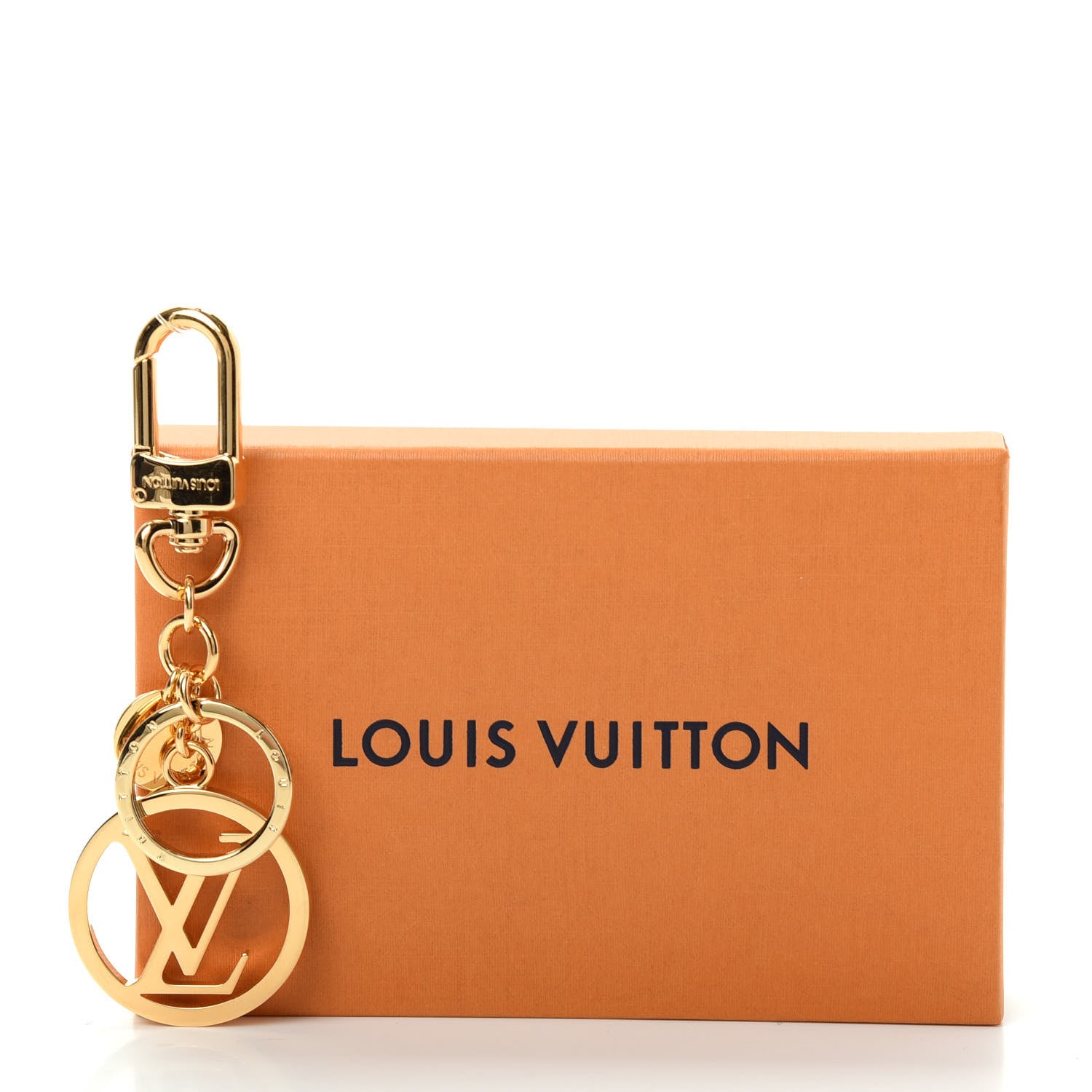 Louis Vuitton LV Circle Bag Charm Key Holder Gold 4 of 4