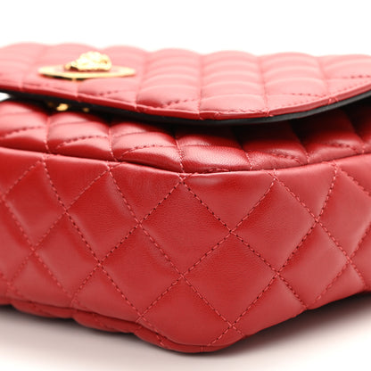 Versace Nappa Quilted Medusa Chain Crossbody Red 9 of 9