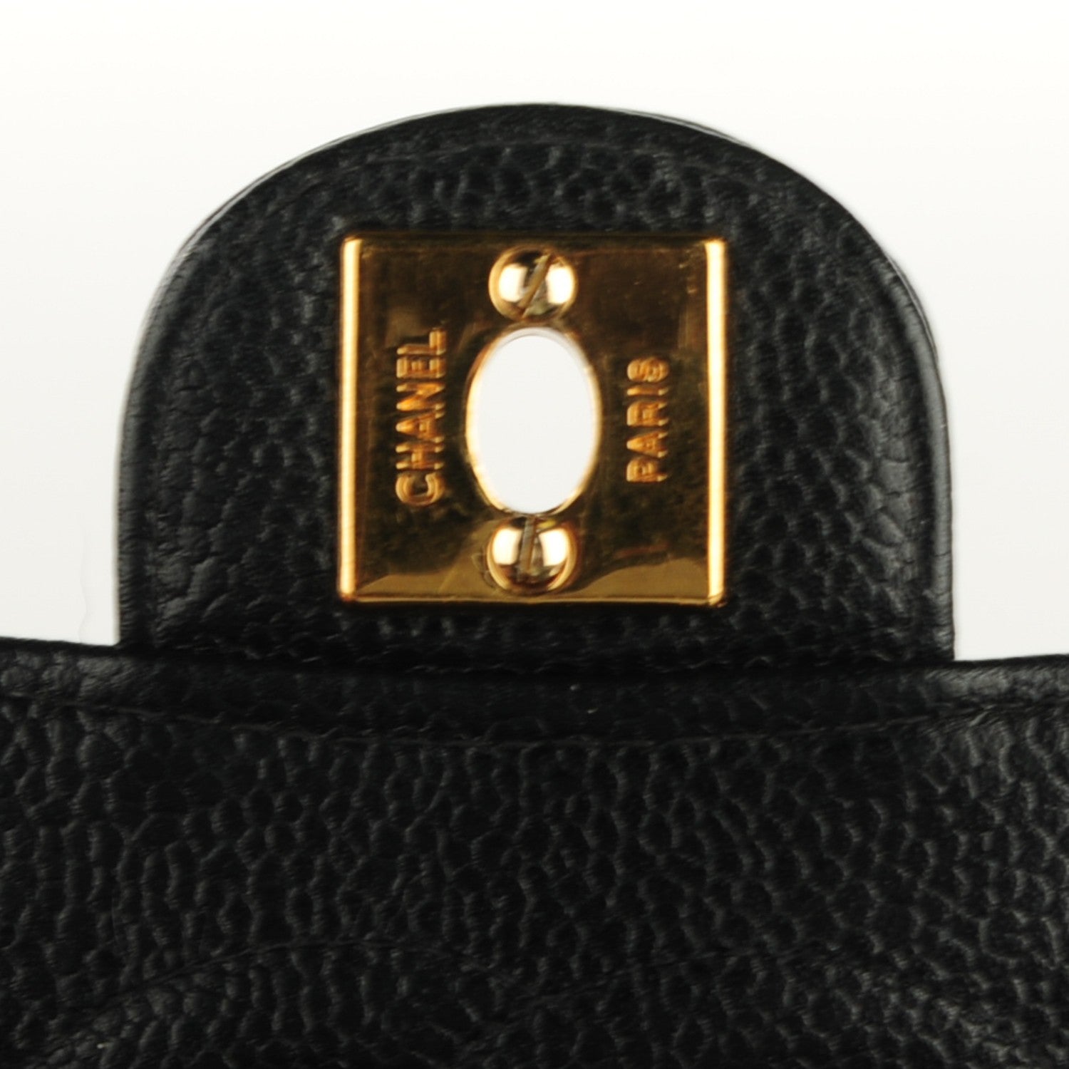 Chanel Caviar Quilted Mini Square Flap Black 9 of 9