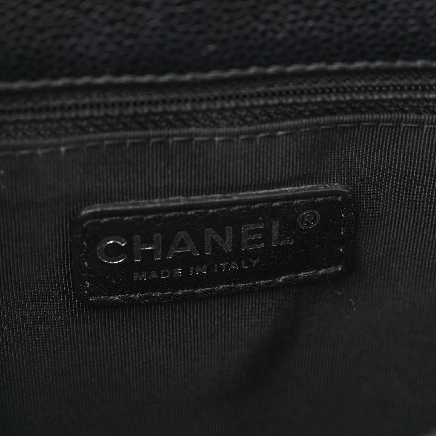 Chanel Caviar Quilted Grand Shopping Tote GST Black 6 of 9