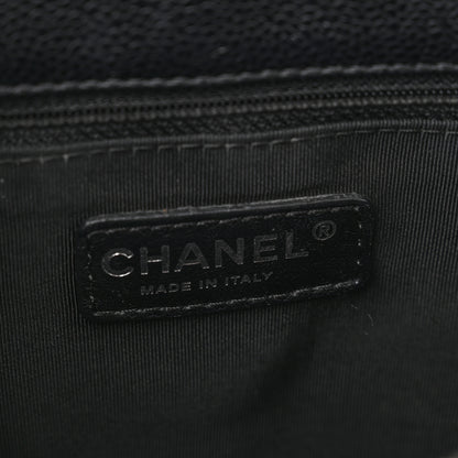 Chanel Caviar Quilted Grand Shopping Tote GST Black 6 of 9