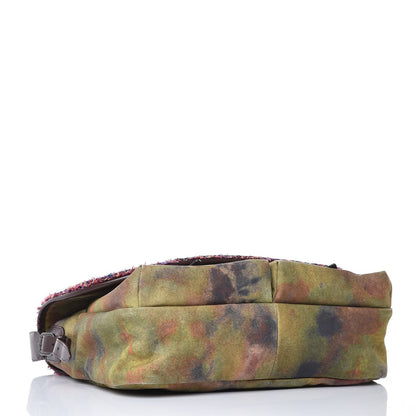 Chanel Washed Toile Large Graffiti On The Pavements Messenger Khaki Multicolor 4 of 17