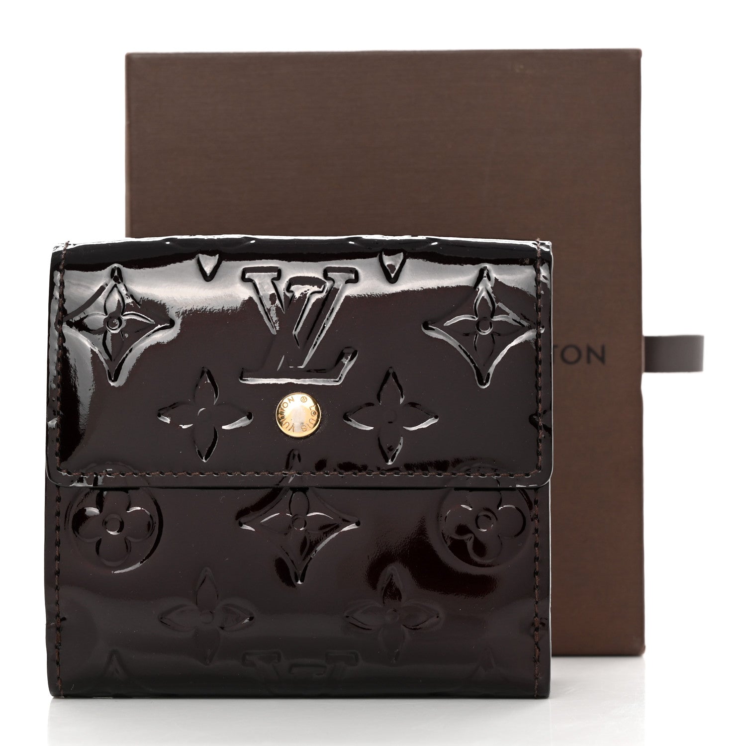 Louis Vuitton Vernis Elise Wallet Amarante 11 of 11