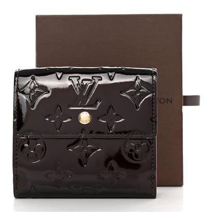 Louis Vuitton Vernis Elise Wallet Amarante 11 of 11