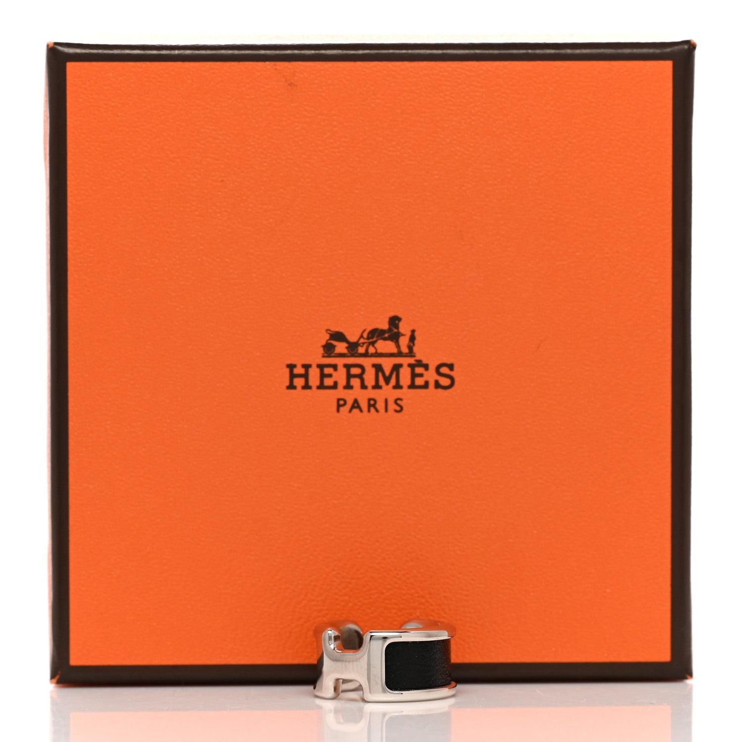 Hermes Epsom Olympe Ear Cuff PM Black 4 of 4