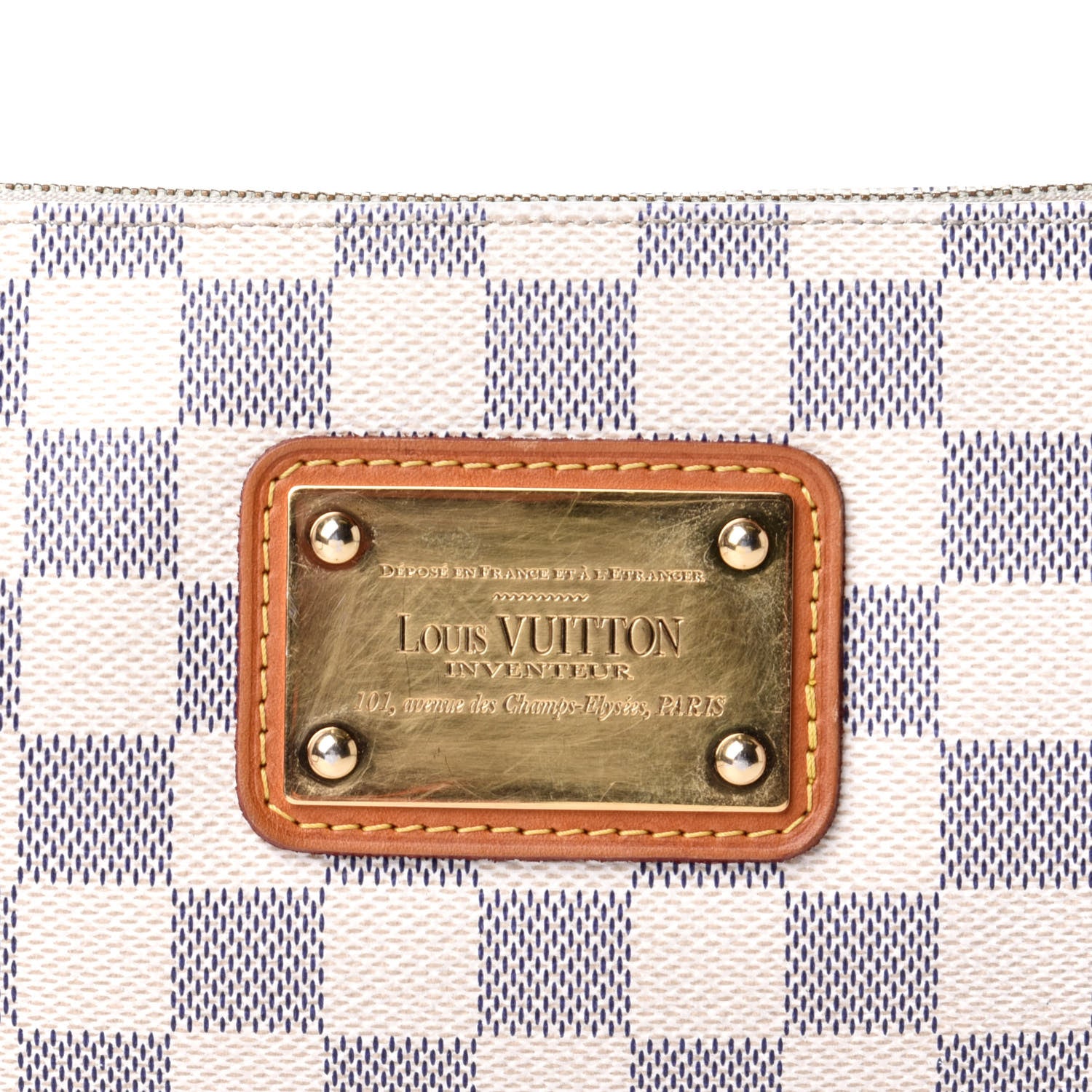 Louis Vuitton Damier Azur Eva Clutch 7 of 10