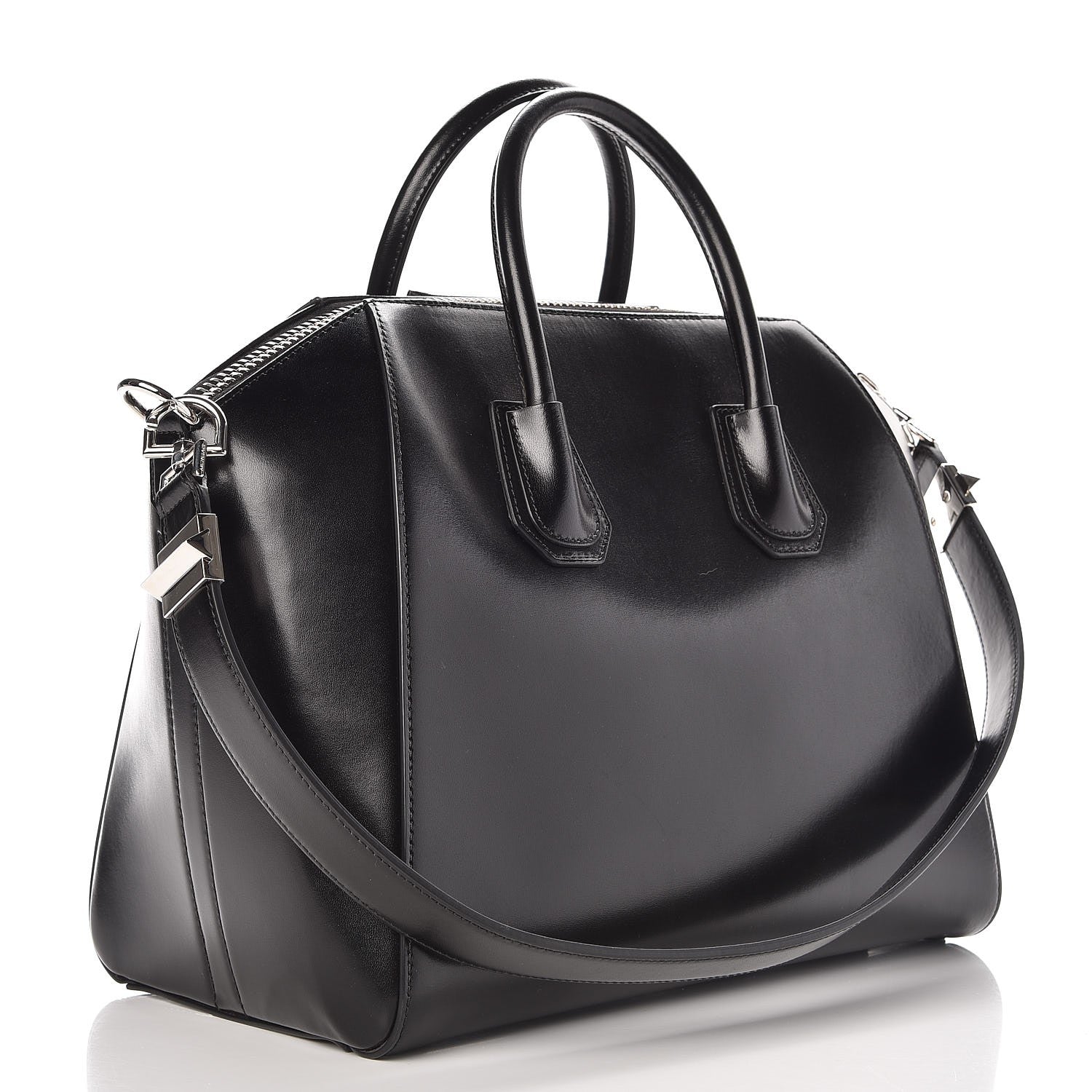 Givenchy Shiny Lord Calfskin Medium Antigona Black 3 of 8