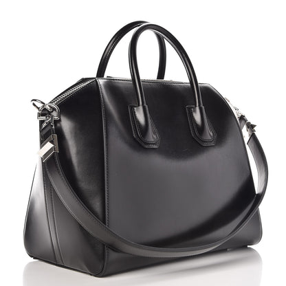 Givenchy Shiny Lord Calfskin Medium Antigona Black 3 of 8
