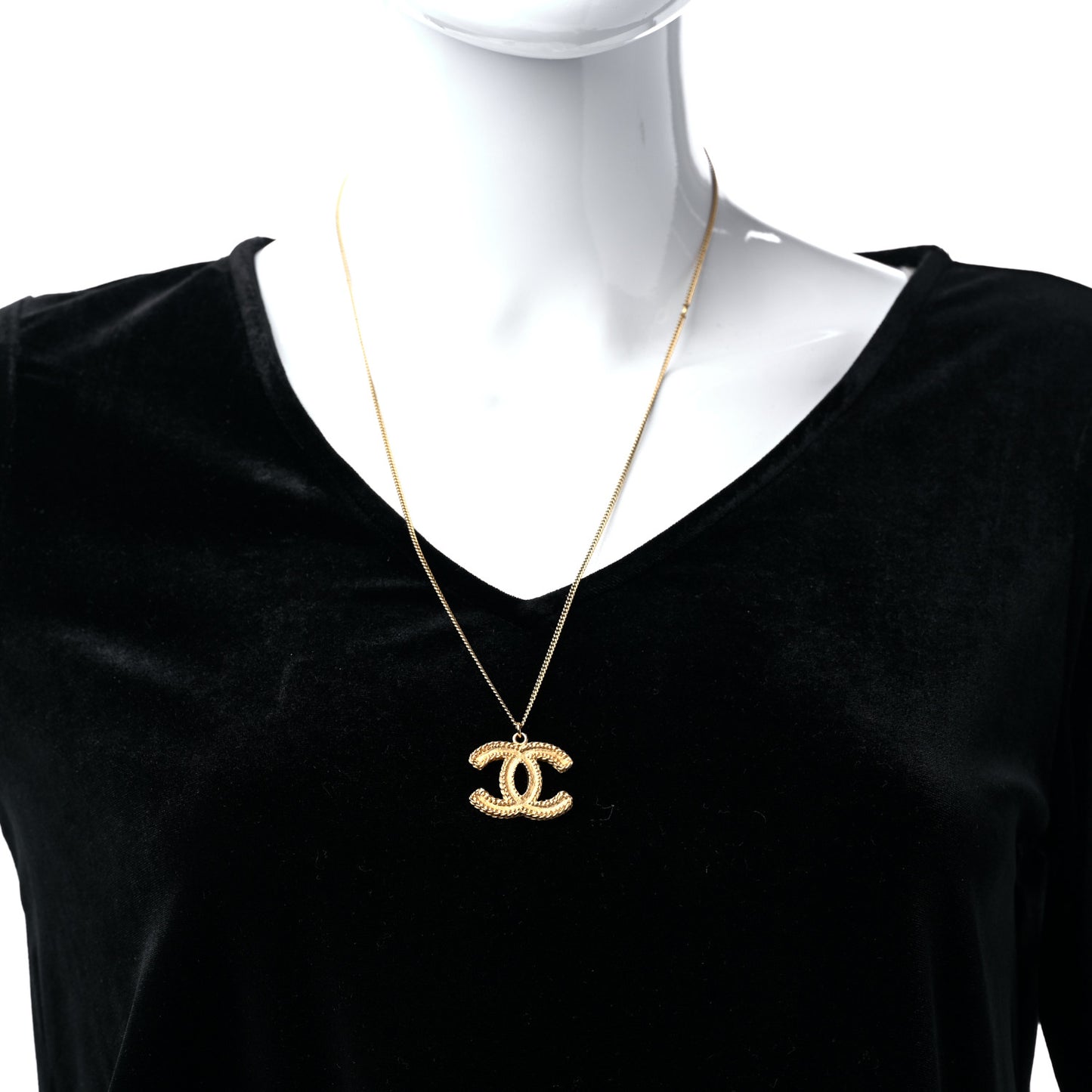 CC Necklace Matte Gold