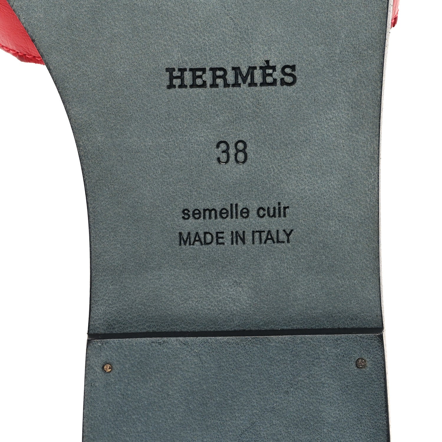 Hermes Ostrich Oran Sandals 38 Rose Cotinga 7 of 10
