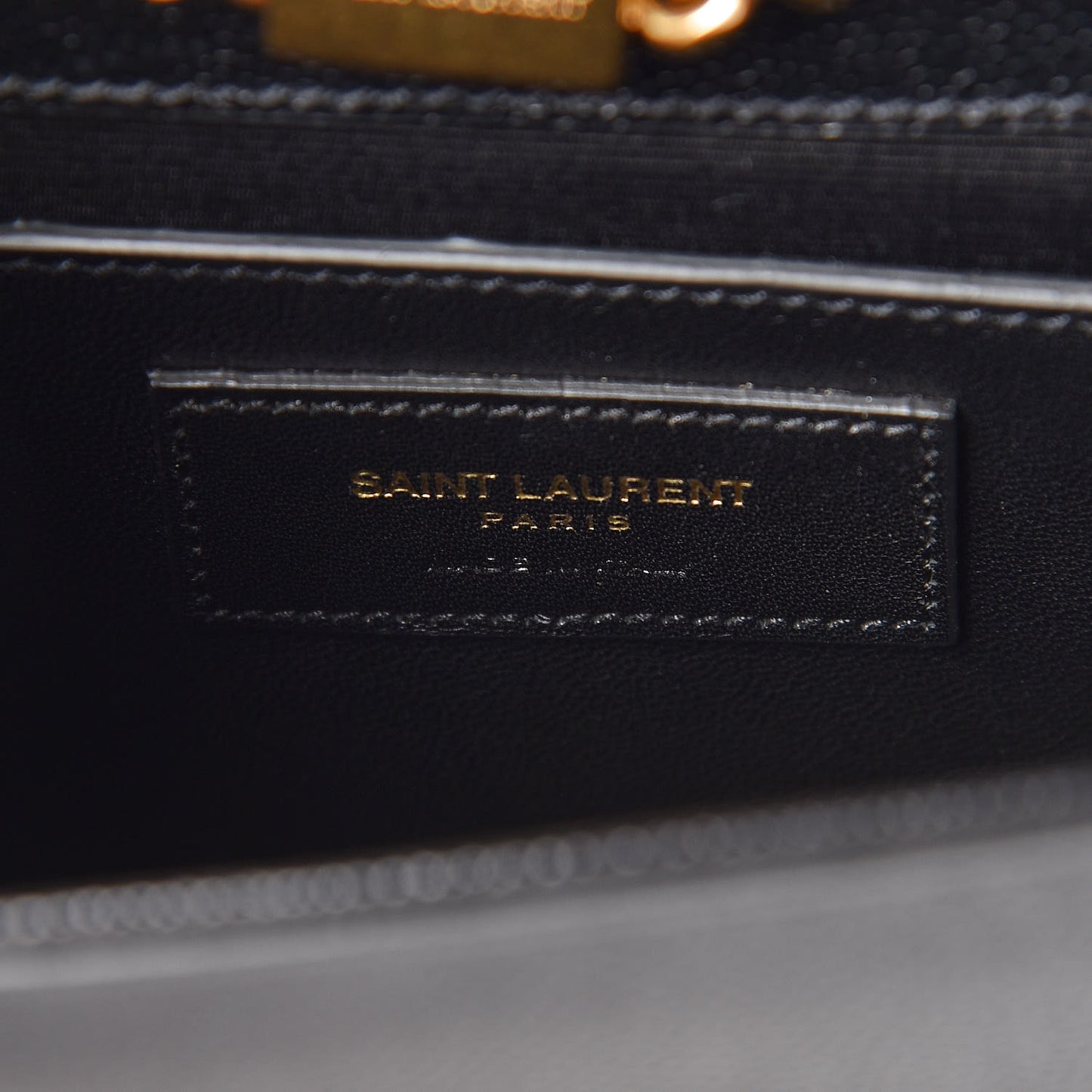 Grain De Poudre Small Monogram Kate Satchel Black