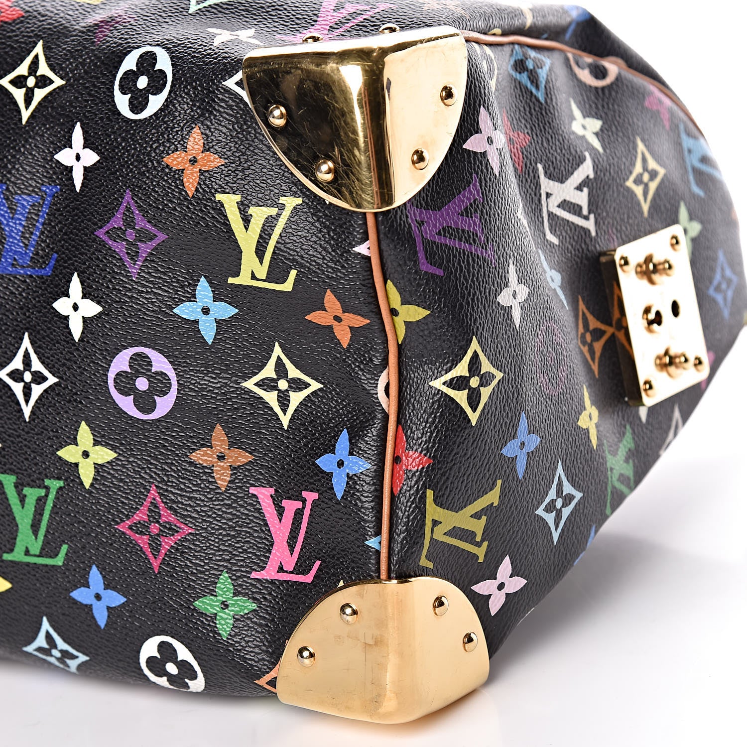 Louis Vuitton Monogram Multicolor Speedy 30 Black 8 of 17