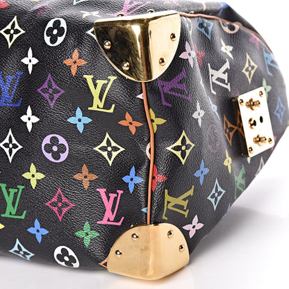 Louis Vuitton Monogram Multicolor Speedy 30 Black 8 of 17