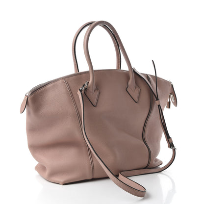 Louis Vuitton Veau Cachemire Soft Lockit MM Magnolia 3 of 10