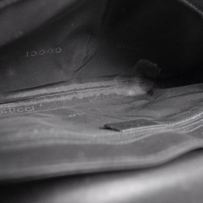 Gucci Leather Chain Small Flap Bag Black 6 of 8