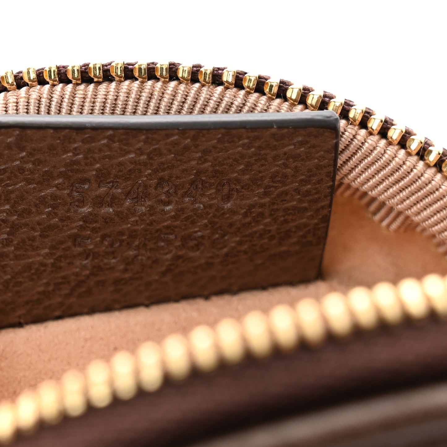 GG Supreme Monogram Web Ophidia Round Coin Purse Beige New Acero