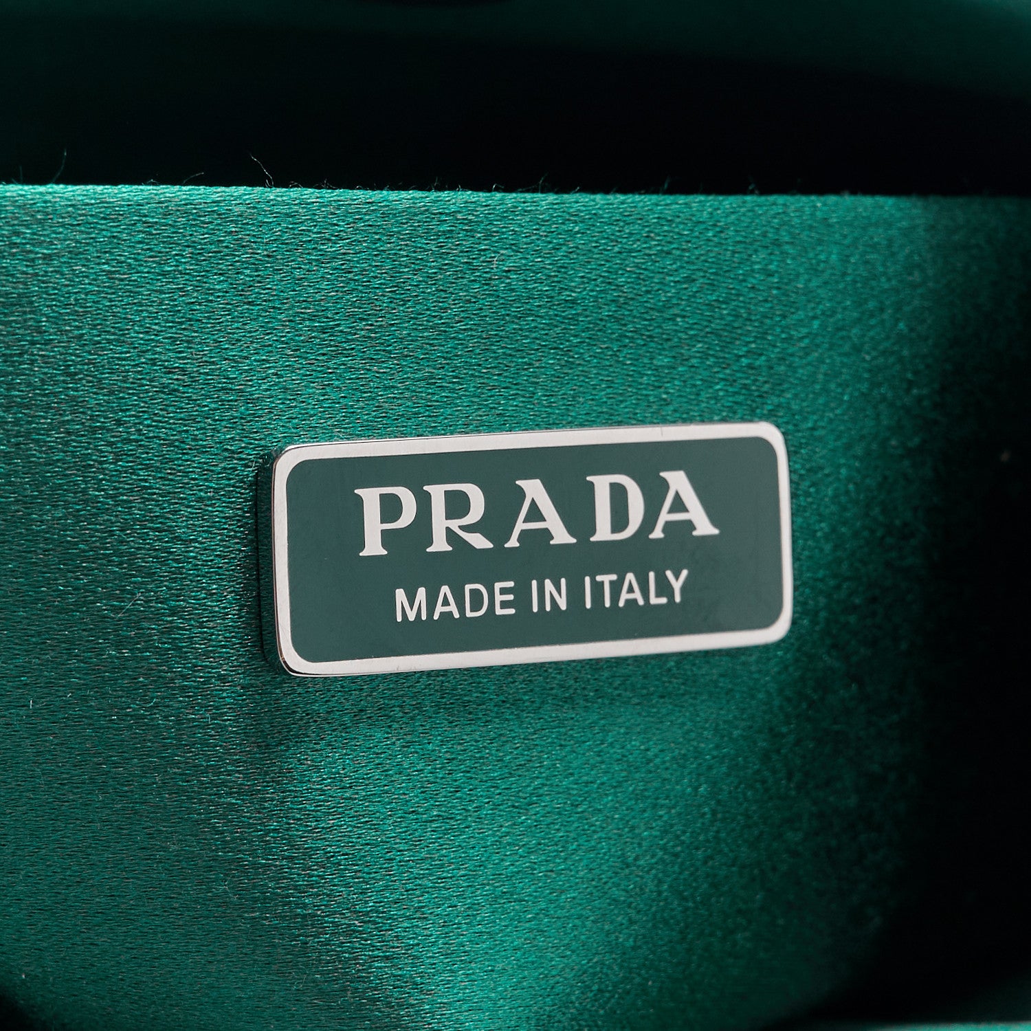 Prada Satin Crystal Cleo Adjustable Strap Shoulder Bag Mango 6 of 10