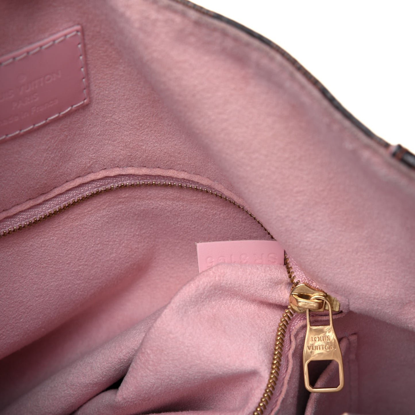 Damier Ebene Caissa Hobo Rose Ballerine