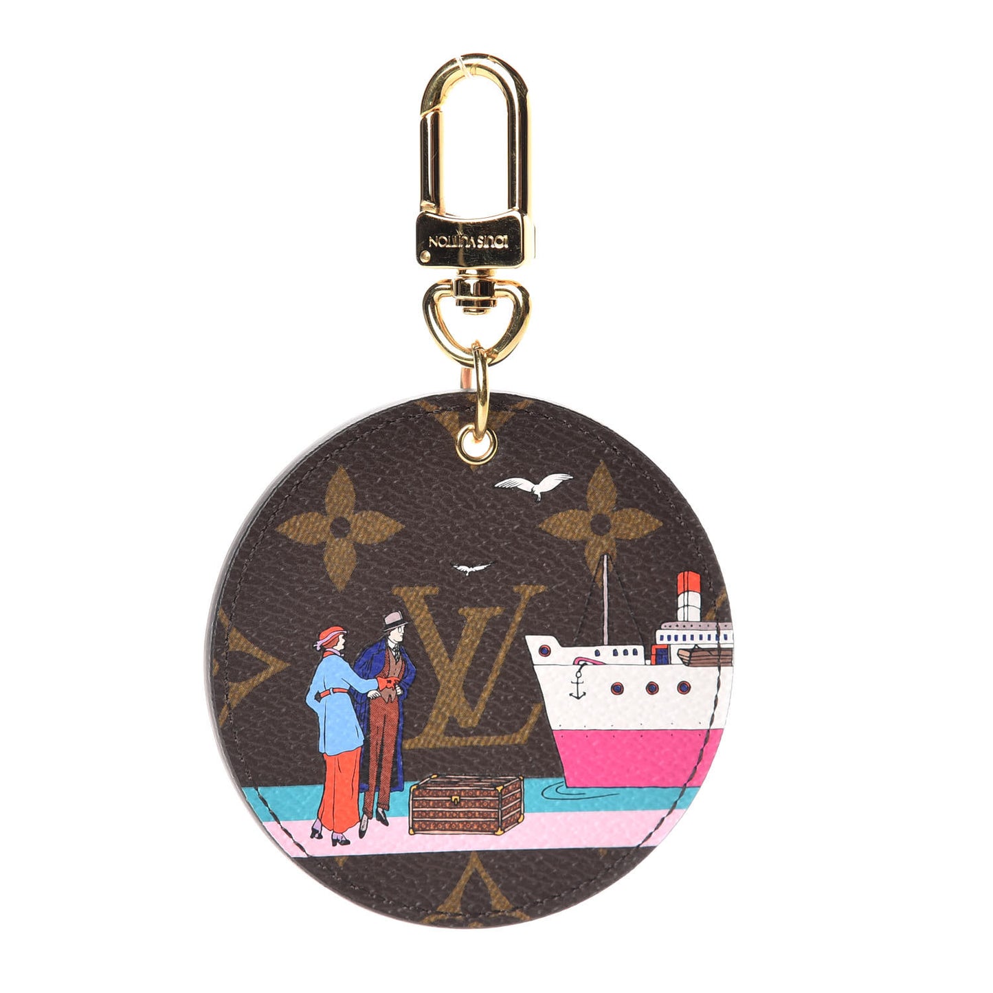 Monogram 2016 Christmas Animation Bag Charm Key Ring