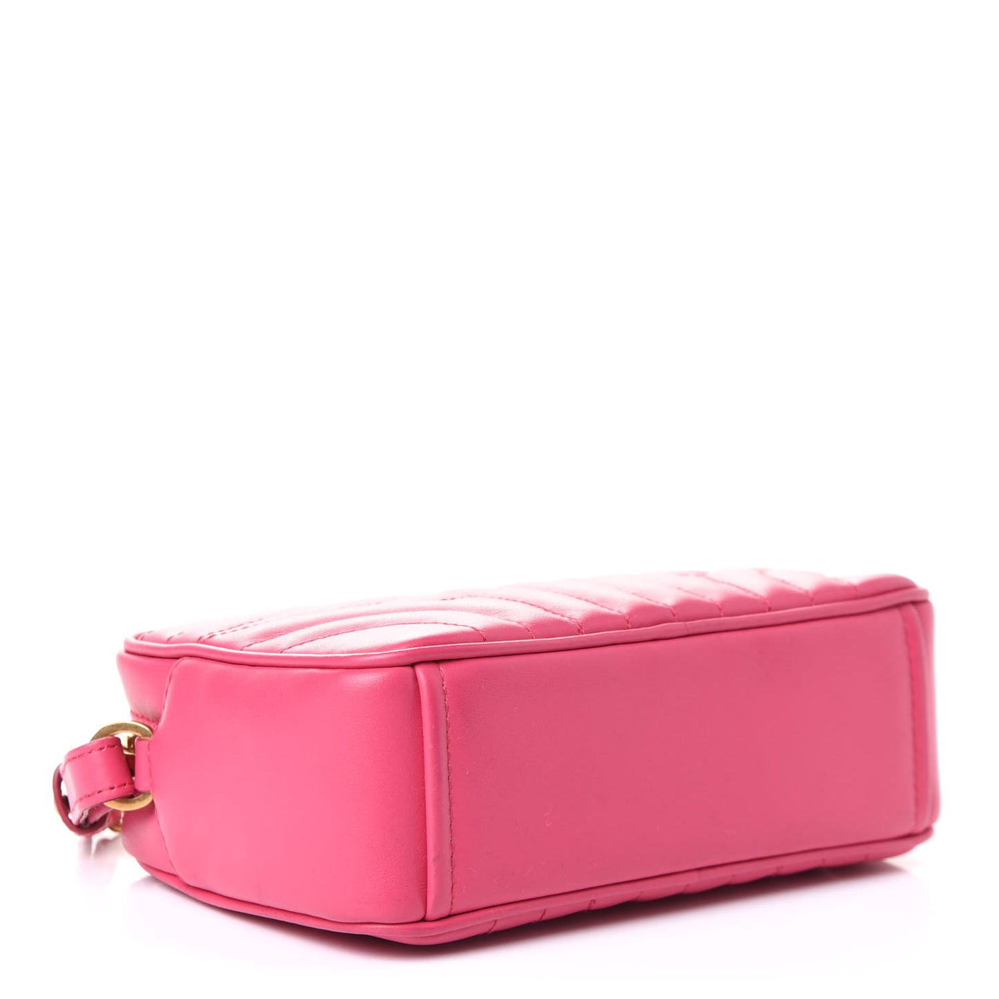 Soft Calfskin Diagramme Camera Bag Magenta