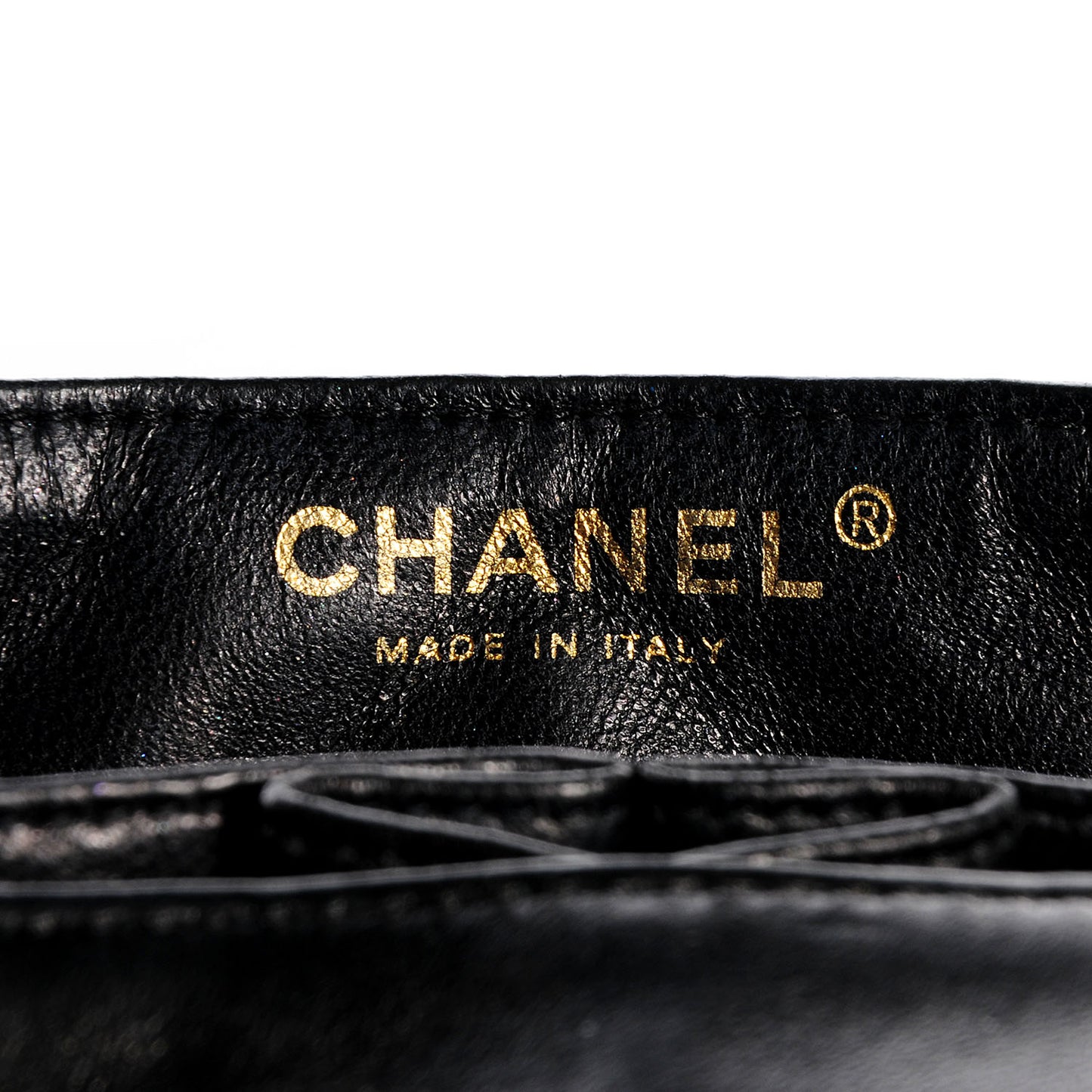 Lambskin Quilted East West Flap Black