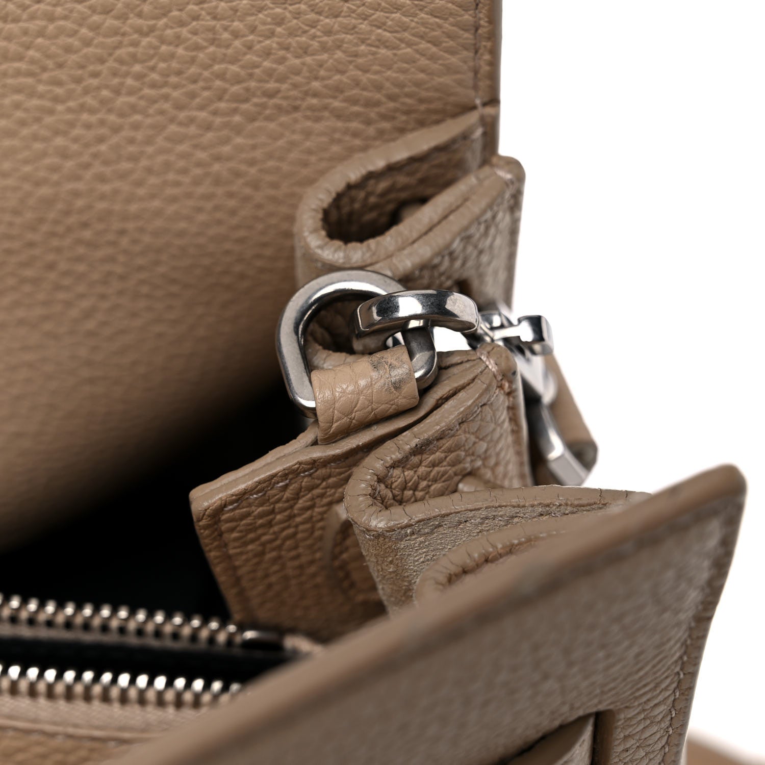 Saint Laurent Grained Calfskin Small Supple Sac De Jour Dark Beige 21 of 29