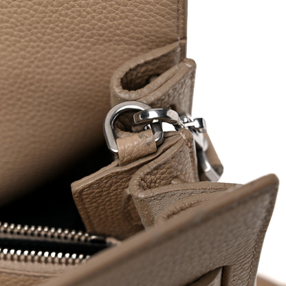 Saint Laurent Grained Calfskin Small Supple Sac De Jour Dark Beige 21 of 29