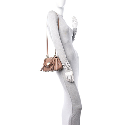 Chloe Grained Calfskin Mini Penelope Soft Shoulder Bag Woodrose 2 of 13