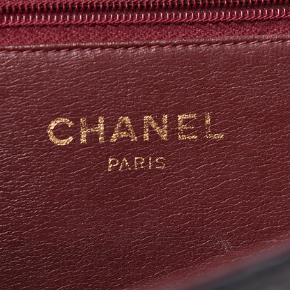 Chanel Lambskin Quilted Medium Single Flap Black 12 of 21