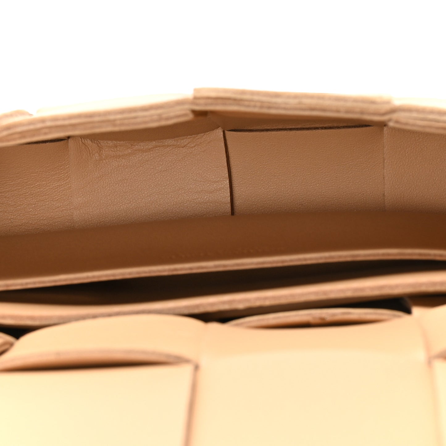 Nappa Maxi Intreccio The Belt Cassette Bag Almond