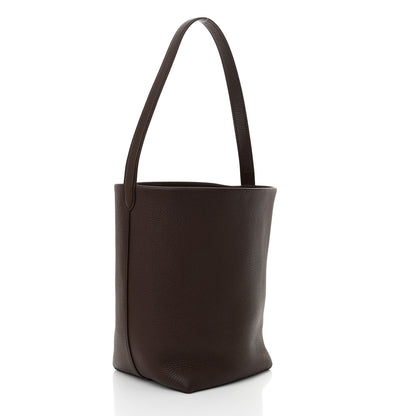 The Row Grained Calfskin Medium N/S Park Tote Acajou 3 of 10