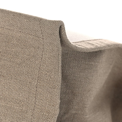 Saint Laurent Linen Calfskin Small Rive Gauche Tote Greggio Natural 10 of 12