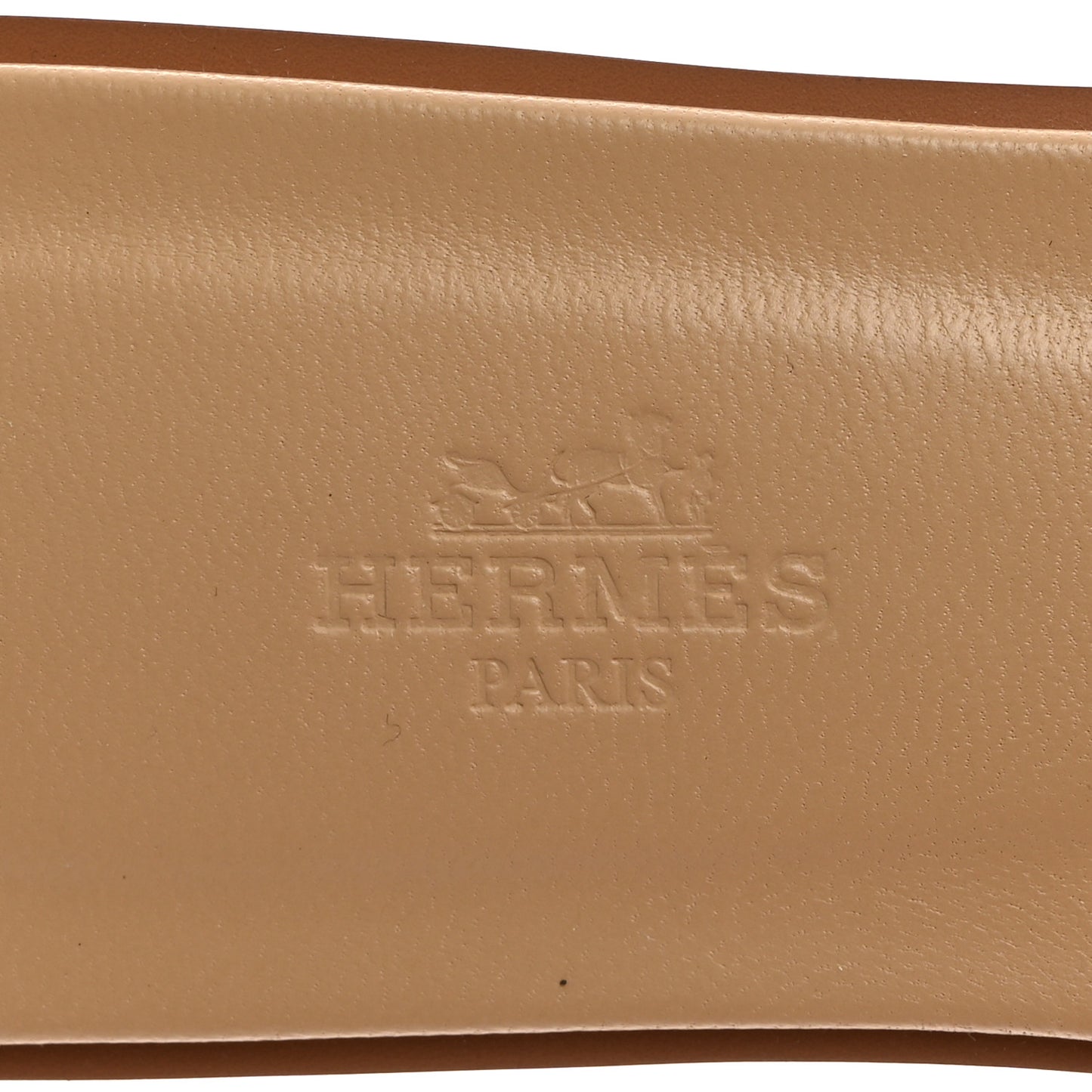 Calfskin Oran Sandals 39 Beige Natuarl