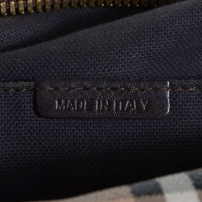 Burberry Haymarket Check Hobo Chocolate 11 of 12