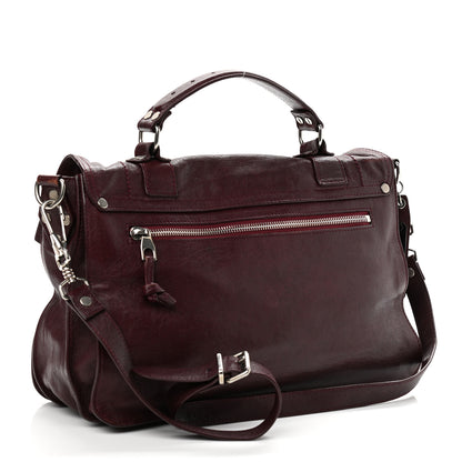Proenza Schouler Lambskin Medium PS1 Satchel Burgundy 2 of 12