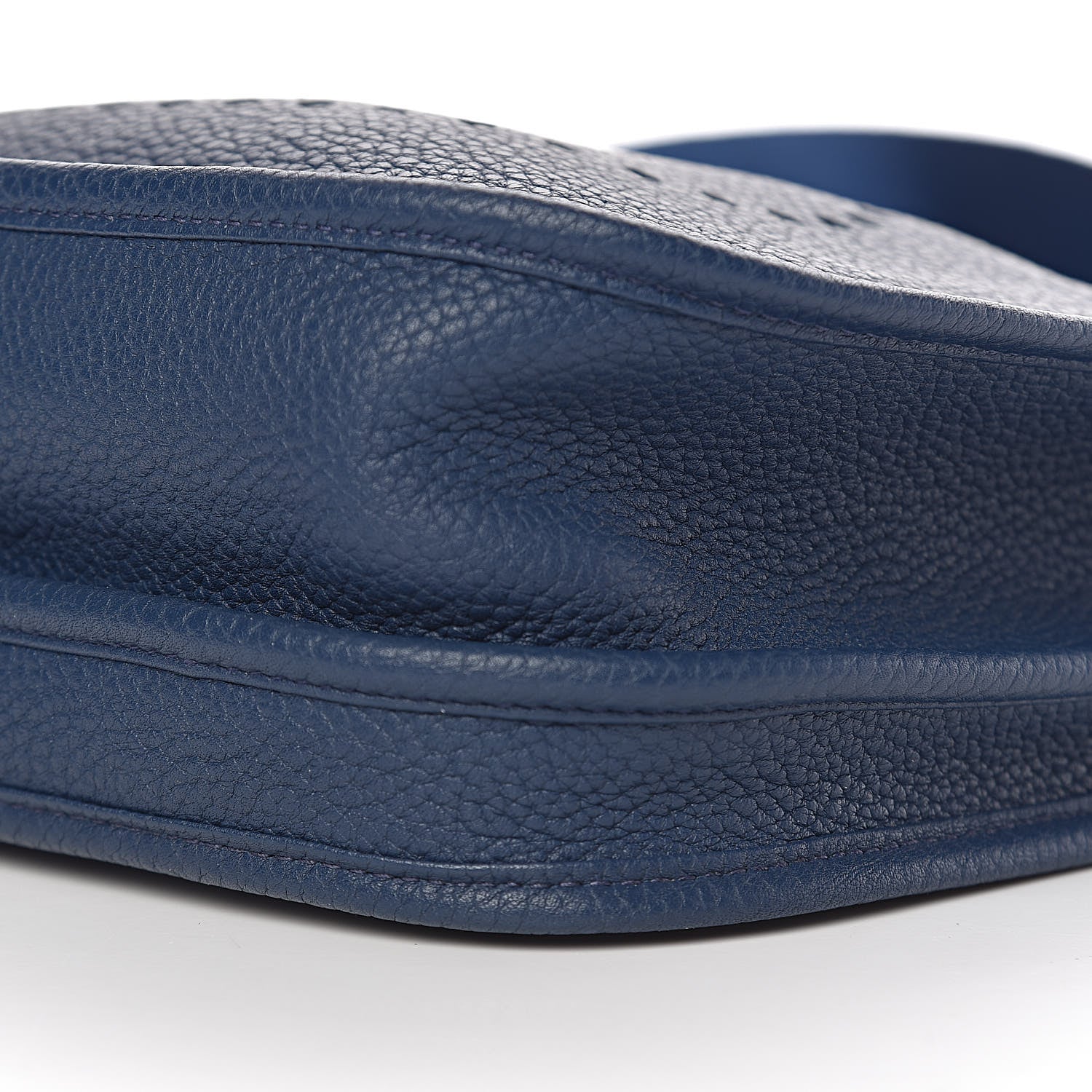 Hermes Taurillon Clemence Evelyne III PM Bleu De Malte 10 of 11