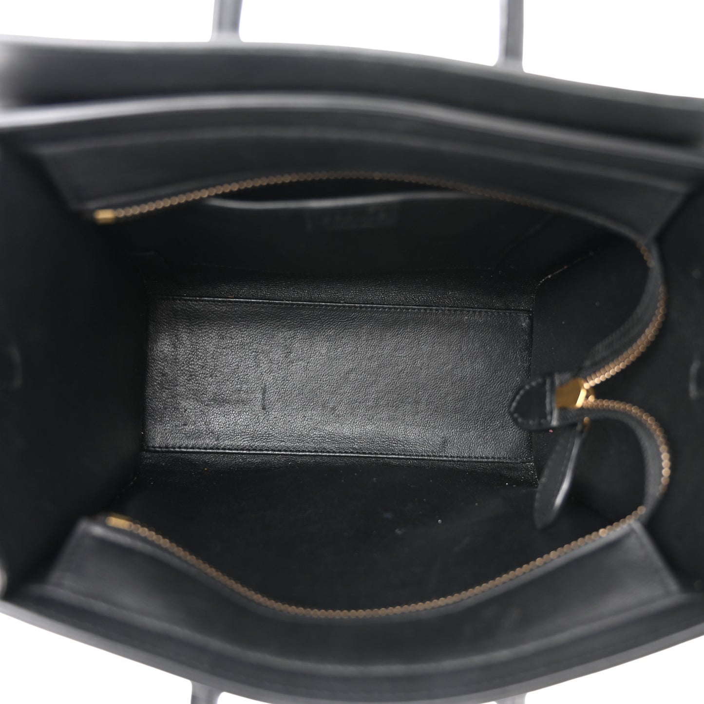 Smooth Calfskin Nano Tri-Color Luggage Indigo