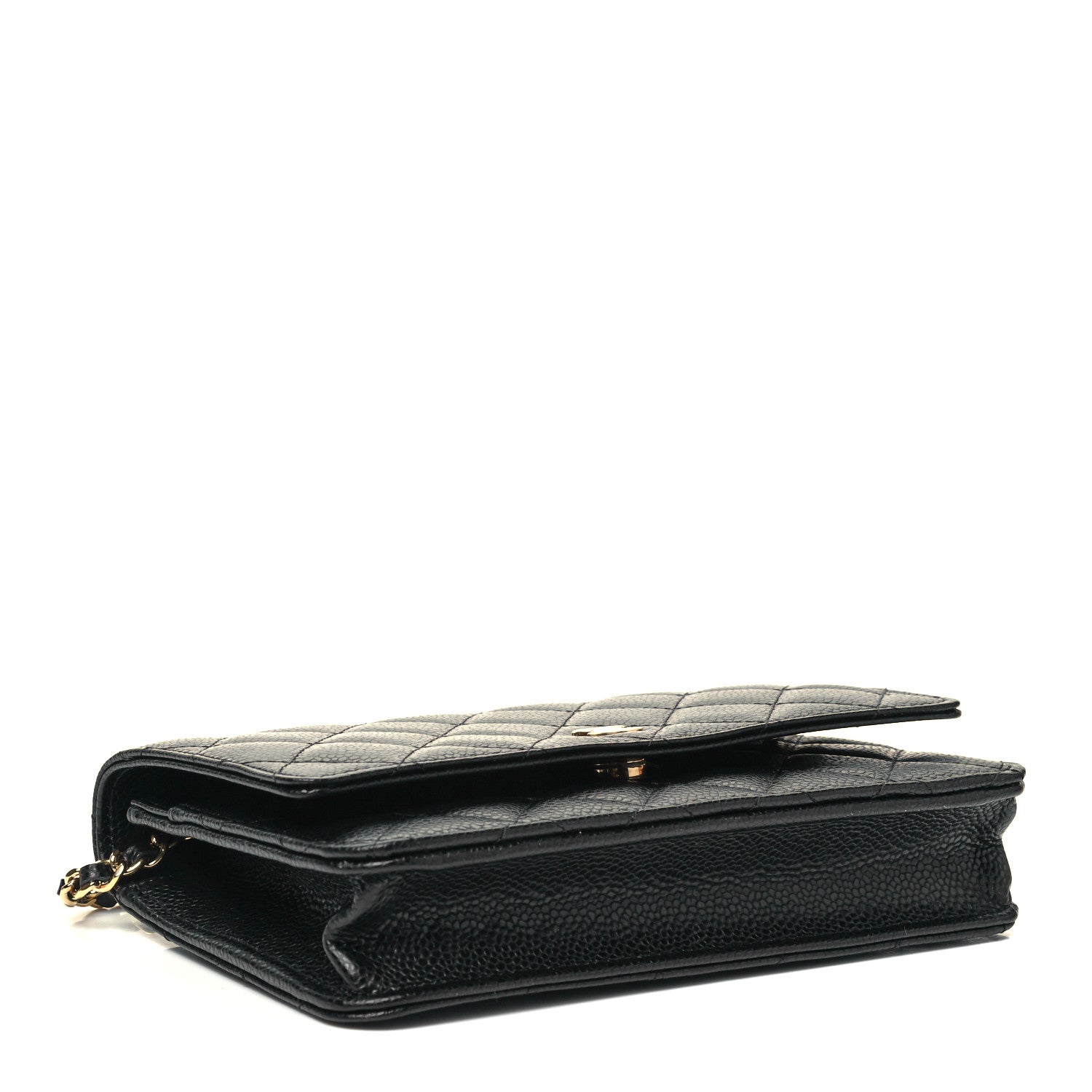 Chanel Caviar Quilted Wallet On Chain WOC Black 4 of 9