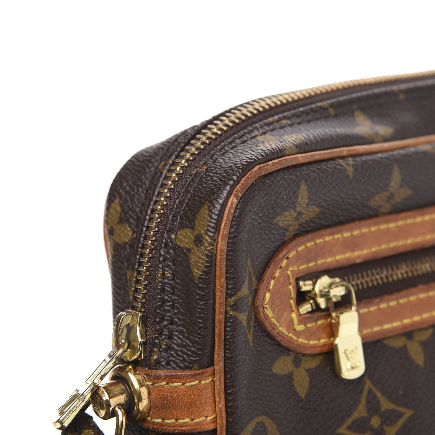 Louis Vuitton Monogram Pochette Marly Dragonne 26 9 of 13