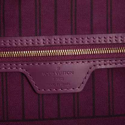 Louis Vuitton Monogram Totem Neverfull MM Magenta 7 of 9