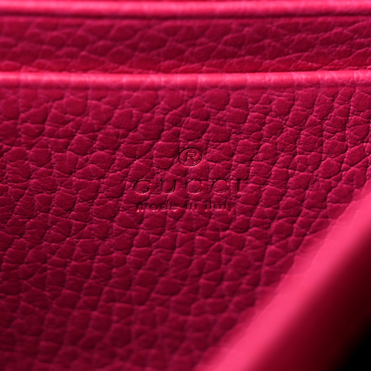 Dollar Calfskin Crystal Mini Dionysus Chain Wallet Box Pink